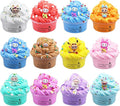 12 Packs Butter Slime Kit, Super Soft, Non-Sticky Stress Relief Toy, Party Favors and Birthday Gift for Boys and Girls