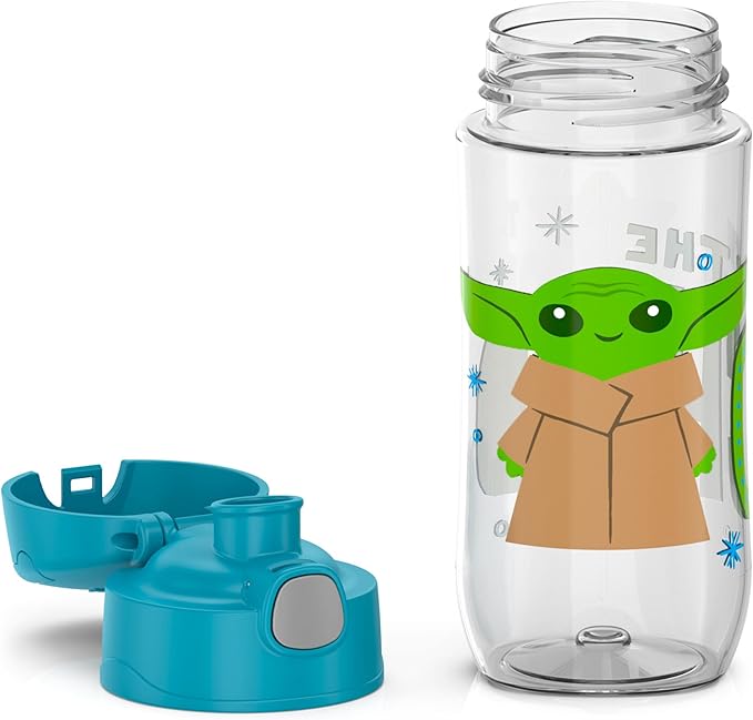 THERMOS FUNTAINER 16 Ounce Plastic Hydration Bottle with Spout, MANDALORIAN (Pack of 6)
