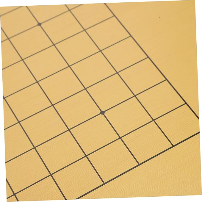 Vaguelly 2pcs Wooden Go Chessboard Portable Folding Chessboard for Boy Game Board