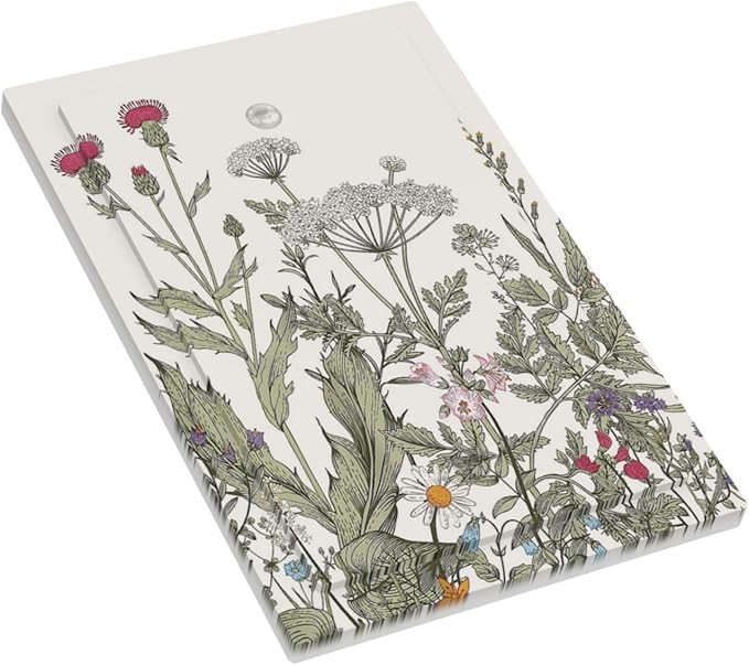 Spring Floral Flowers Leaf 1-Gang Blank Wallplate Jumbo Size Outlet and Blossom Nature Plant Botanical Light Switch Cover Vintage Rustic Country Green Decorative Switch Face Wall Plate Cover