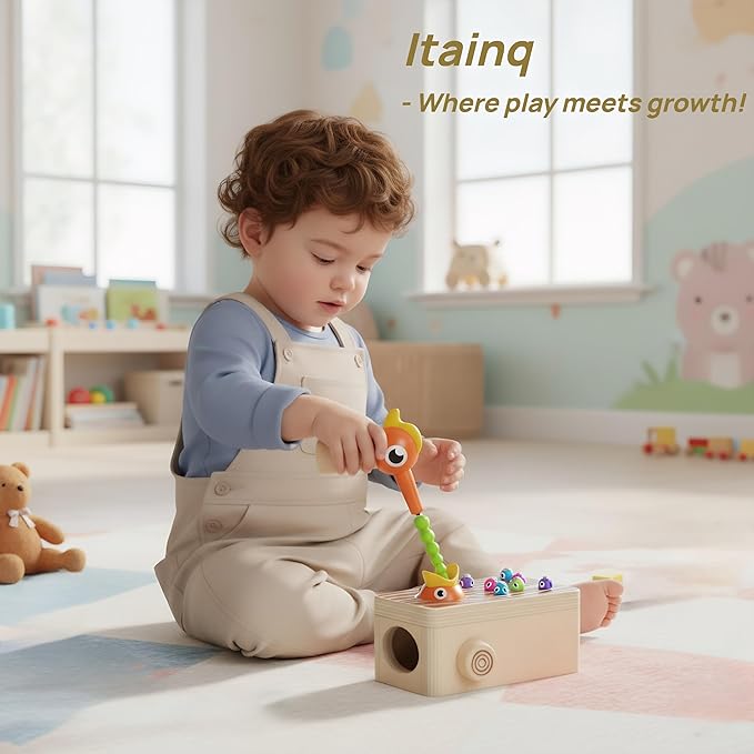 Montessori Toys for Boys and Girls Aged 2-4, Toddler Fine Motor Skills Learning Toys