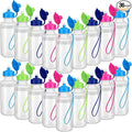 Zubebe 36 Pcs Sports Water Bottles Bulk Squeeze Reusable Bpa-free Plastic Water Bottles End of the Year Gifts Summer Gifts for Students School Travel Hiking Cycling Event Team Gift