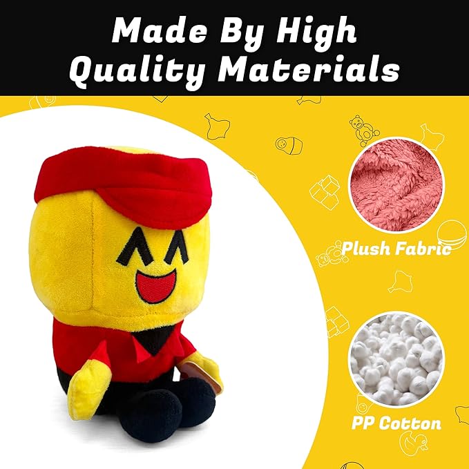 Forsaken Chance Pizza Plush Toy – Soft Pizza Boy Character Plush Stuffed Animal, Cute Forsaken Game Collectible Plushie Gift for Kids and Gamers
