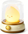 Smiley Night Light for Bedtime, Rechargeable Portable Bedtime Small Read Lamp, Dimmable, Timer, Cute Light for Kids, Mothers, Toddlers, Teens