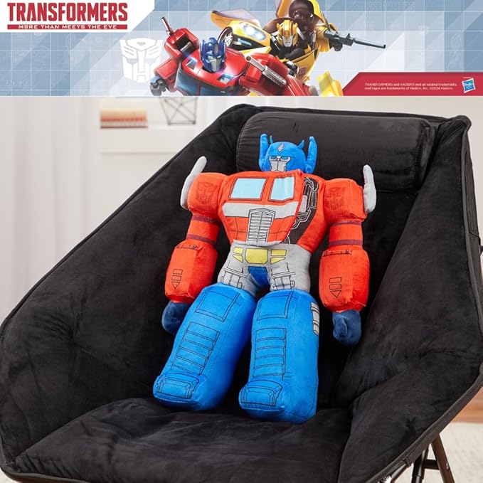 Franco Kids Transformer Optimus Bedding Super Soft Cozy Cuddle Pillow, (Officially Licensed Product)
