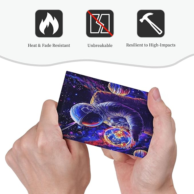 Astronaut Space Cool Galaxy Planet Light Switch Cover Plate 1 Gang No Device Blank Electrical Wall Plates Faceplate Decorative Switch Plate Covers for Kids Room Nursery Decor