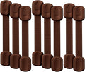 Bates- Child Safety Strap Locks, 8 Pack, Brown, Child Locks for Cabinets and Drawers