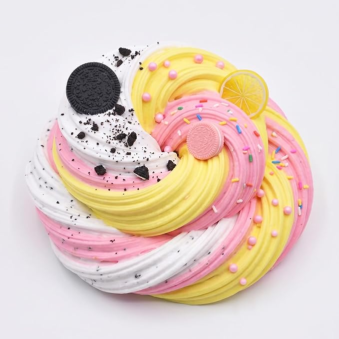 7 Pack Butter Slime Kit, Soft and Non-Sticky Sludge Toy, for Girls Boys Party Favor, Birthday Gifts, Stress Relief Toy
