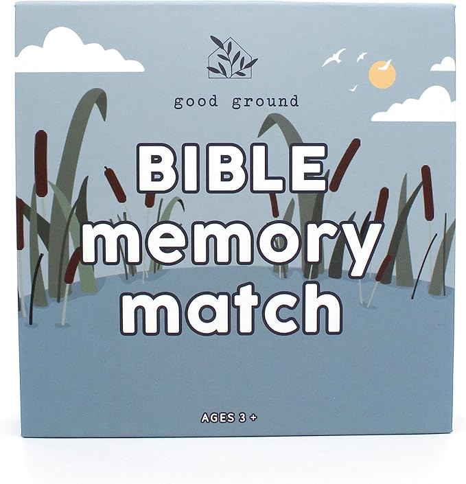 Good Ground Toddler Matching Memory Match Game | Fun & Fast Gifts for Boys & Girls Ages 3 to 7 - Christain Preschool Homeschool Biblical Bible Themed Card Game