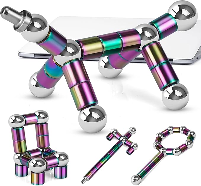 LARAH Color Fidget Pen Toy, Sensory Tool EDC Fidgeting Game for Adults, Cool Gadget Best for Stress and Anxiety Relief and Kill Time,Novelty Gifts for Teen and Adults