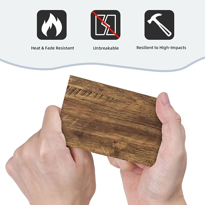 Light Switch Cover Plate Rustic Wood Grain Country Vintage Wooden Board 1 Gang Blank No Device Decorative Outlet Covers Electrical Wall Plate Switchplate for Farmhouse Home Decor