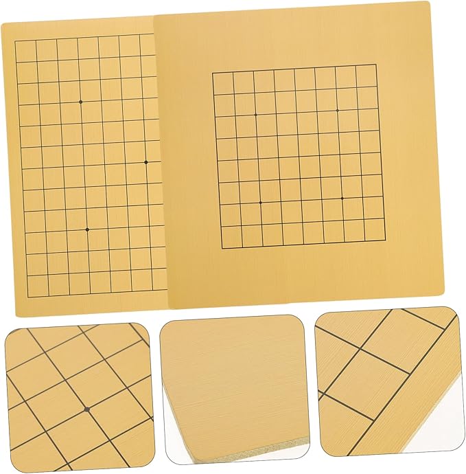 BESPORTBLE 2pcs Wooden Go Chess and Girls Educational Chessboard Go Chess Game Board Toys Supplies