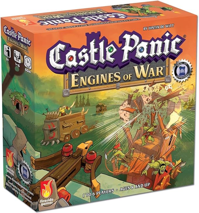 Engines of War ⎸Castle Panic Expansion ⎸Board Game for Adults and Family ⎸Cooperative Board Game ⎸Ages 8+ ⎸for 1 to 6 Players