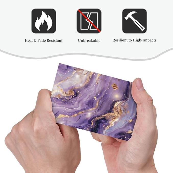 Abstract Purple Gold Marble Texure Luxurious Light Switch Cover Plate 1 Gang No Device Blank Electrical Wall Plates Faceplate Decorative Switch Plate Covers for Bathroom Living Room Decor