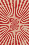 Retro Circus Sparkling Red White Lines Mid Century Light Switch Cover Plate 1 Gang No Device Blank Electrical Wall Plates Faceplate Decorative Switch Plate Covers for Farmhouse Home Decor