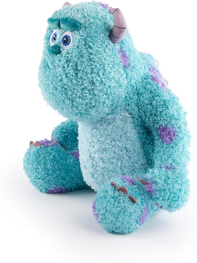 Jay Franco Disney Plush Pillow Buddy - Soft Plushie Stuffed Pillow, 12 Inches, Blue - Sully