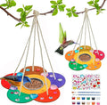 Gooidea Kids Arts and Crafts Bird Feeders for Outside, 2-Pack DIY Wooden Paint Kits Spring Outdoor Toys Holiday Crafts for Boys & Girls Age 3-5 4-8 8-12