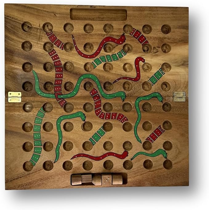 Wooden Snakes and Ladders (Tactile)