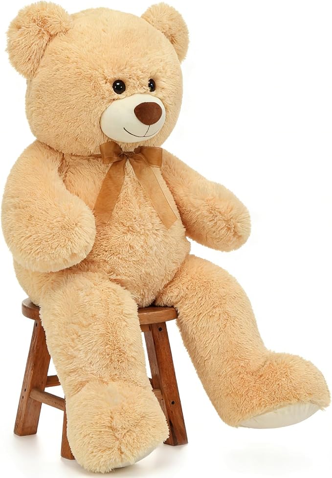 Toys Studio Big Teddy Bear 36 inch Giant Teddy Bear Stuffed Animals Cute Plush Toy for Girlfriend Kids Girls Gifts Christmas Valentine's Day Birthday Wedding Mother's Day