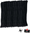 300pcs Black Pipe Cleaners Bulk Craft,Chenille Stems,Craft Supplies,DIY Decor Ccrafts for Adults,Kids Games Toys for Ages 8-13,Christmas Birthday Gift for Kids,School Supplies