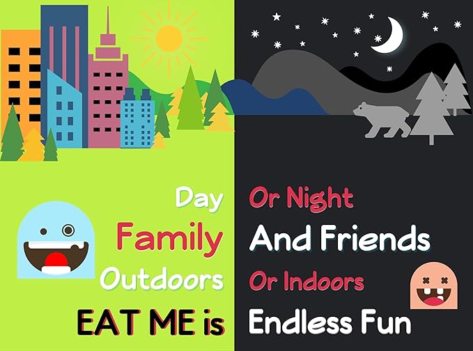 EAT ME - Family Card Game | Fun Fast Paced Educational | Great for GameNights Parties Ages 4 and up | Christmas Stocking Stuffers
