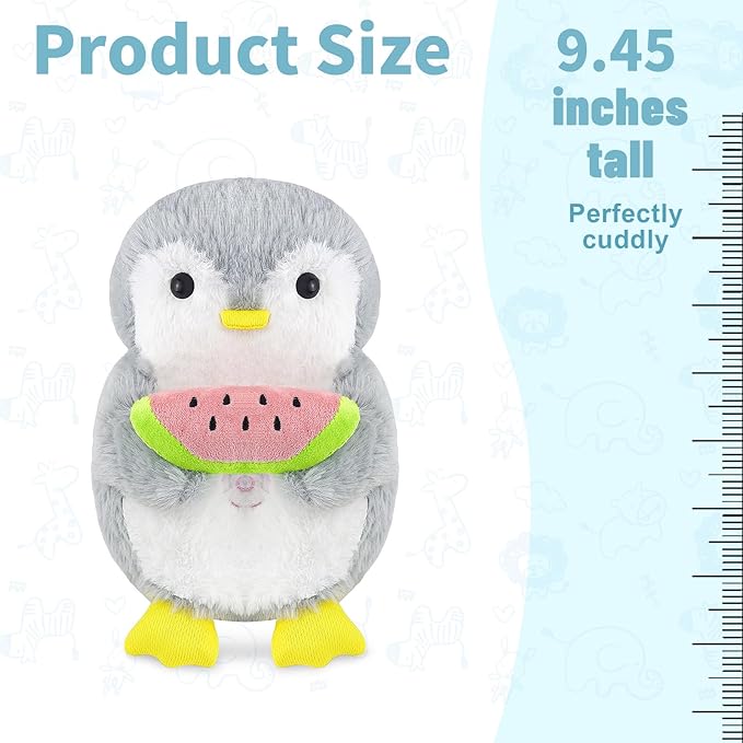 rytopt Breathing Stuffed Animal, Upgraded Version, No Breathing Movement in Its Abdomen, 4 Gear Adjustment, Volume Control, with Music & Lights
