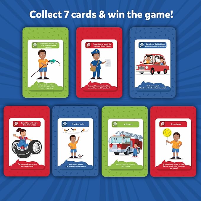 Skillmatics Scavenger Hunt Card Game - Found It Travel, Learning Toy, Educational Game Collections, Gifts for Kids, Boys, Girls and Families, for Ages 4, 5, 6, 7, Perfect for Home, School, Playdates