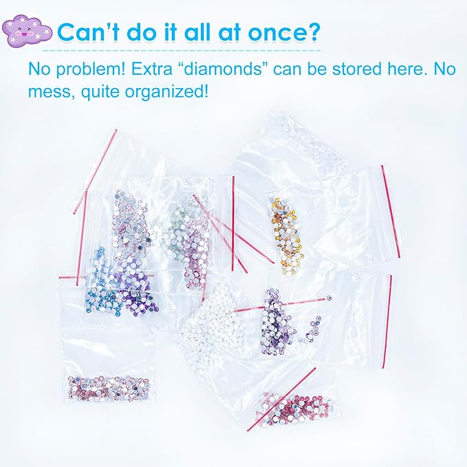 Diamond Art Kits for Kids - Arts and Crafts for Kids Ages 8-12 - Diamond Art Painting with Wooden Frame - Crafts for Kids Ages 4-8 - GEM Art for Girls Boys Adults Beginners Home Wall Decor Gifts