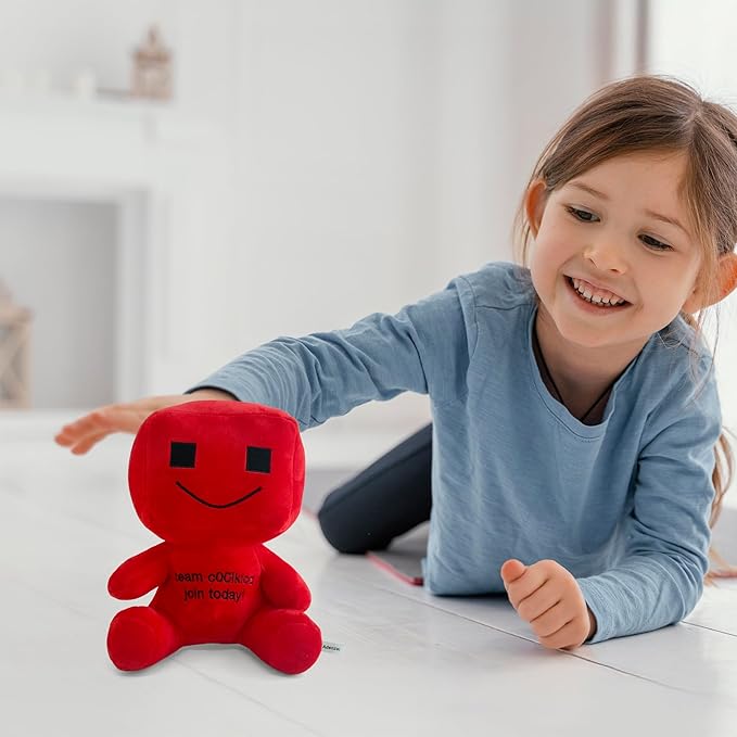 Forsaken Cool Kid Red Plush Toy – Soft Red Character Plush Stuffed Animal, Cute Forsaken Game Collectible Plushie Gift for Kids and Gamers