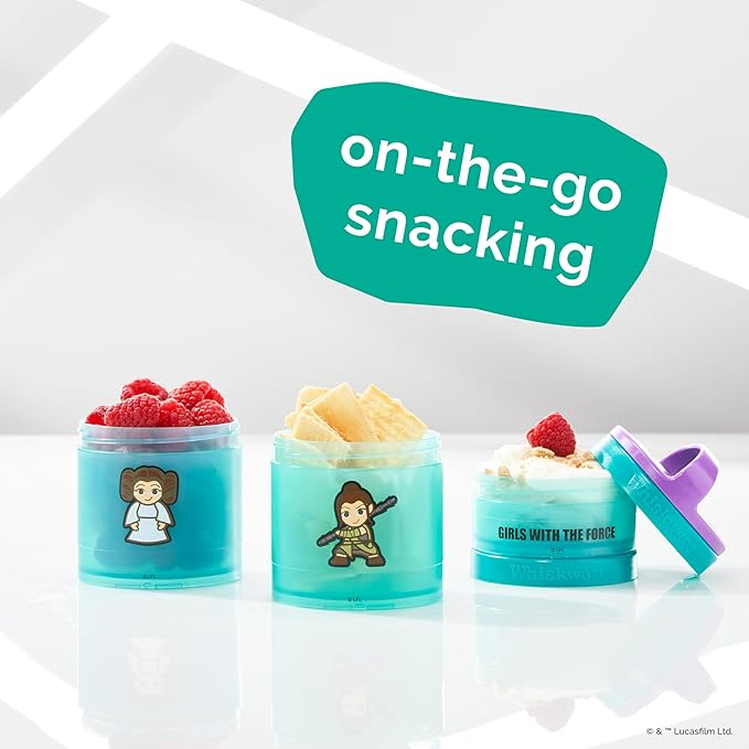 Whiskware Star Wars Stackable Snack Pack, Leia & Rey