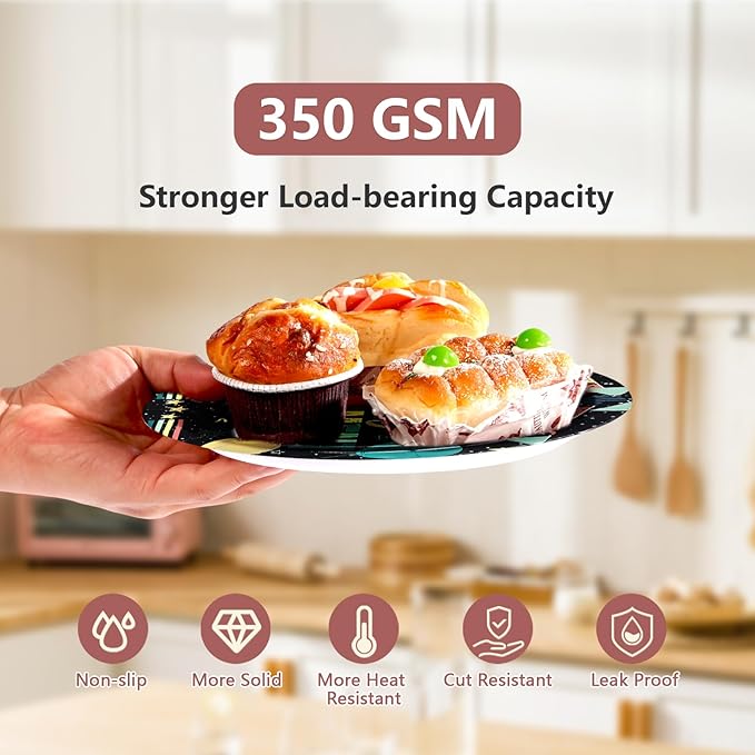 96Pcs Vintage Retirement Party Decorations Colorful Vintage Happy Retirement Plates and Napkins Tableware Sets Retired Themed Decorations for Men Women Retired Farewell Party Supplies Serves 24