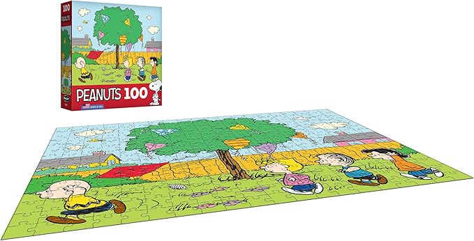 RoseArt - Peanuts - 100 Piece Jigsaw Puzzle for Kids and Adults