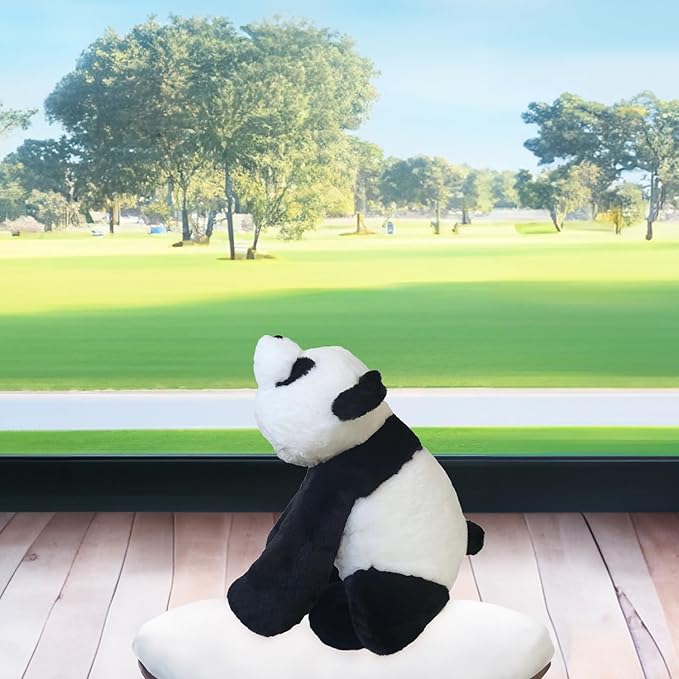 FoxVilla 4lbs Panda Weighted Stuffed Animals, 24 inch Weighted Plush Stuffed Animals for Adults, Cute Soft Weighted Plush Throw Animal Pillow Toy, Birthday Gifts for Adults Kids