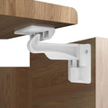 16 Pack Upgraded Invisible Baby Proofing Cabinet Latch Locks - No Drilling or Tools Required, Children Proof Cupboard Drawers Latches, Works with Most Cabinets and Drawers - Adhesive Easy Installation
