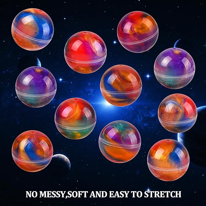 36 Pack Galaxy Slime Ball Kit - Stocking Stuffers for Teen Boys Girls Slime Party Favors for Kids Goodie Bag Stuffers Classroom Prizes Stress Relief Toys Easter Birthday Christmas Valentines Day Gifts