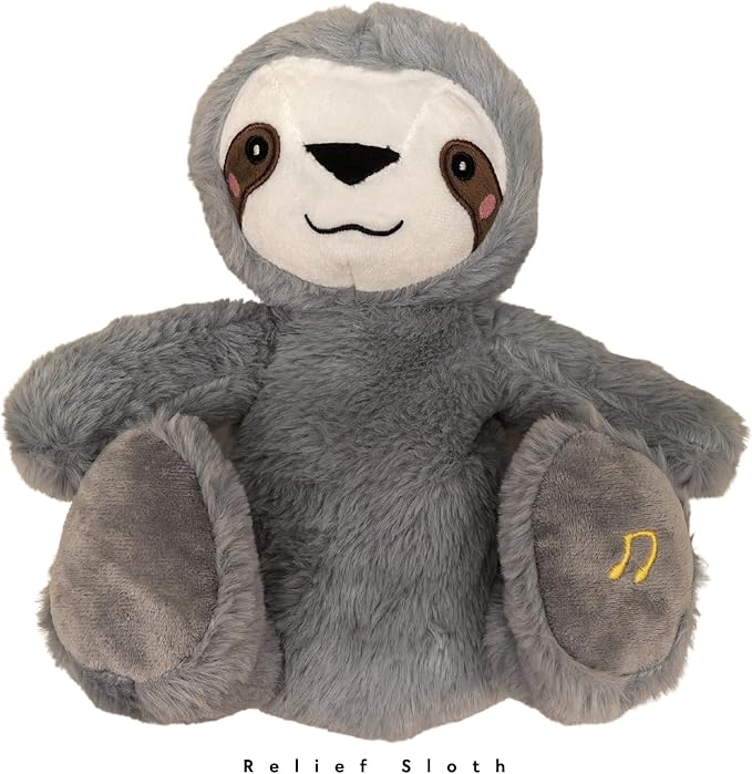 Anxiety Relief Koala, Breathing Teddy Anxiety Bear with Calming Music, Lights, Sleeping Otter Plush, Soothing Sloth for Adults & Kids, Stress Relief Stuffed Animal (3-Level Adjustable Volume)