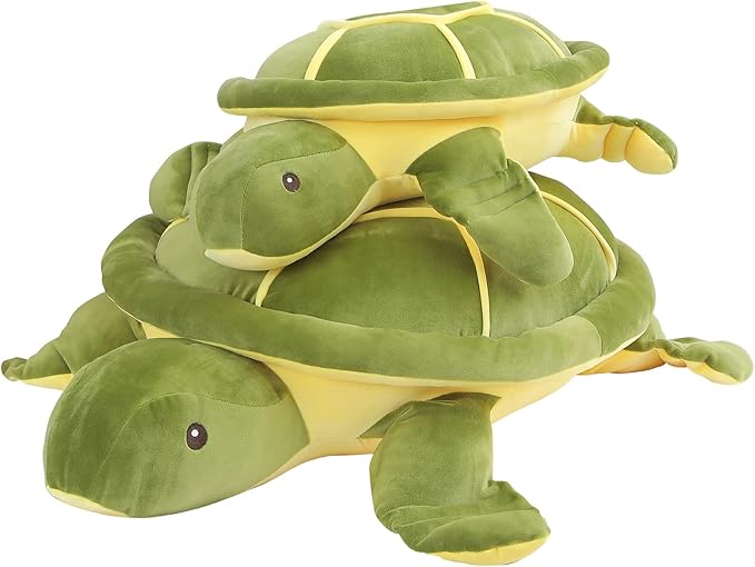Dalmao 20 Inch Green Sea Turtle Stuffed Animals Soft Plush Toys Body Pillows Ocean Turtle Plushies, Gifts for Boys, Girls, Girlfriend, Birthday, Halloween, Christmas