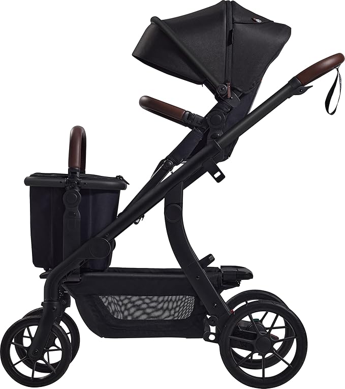 Momcozy ChangeGo Stroller Shopping Basket Only - Exclusive Fit | Accessory with Detachable Handle | Expandable Zippered Storage & Inner Organizer for On-the-Go Parents
