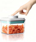Airtight Food Storage Container Pop Containers With Lids, Bpa Free for Spaghetti Cereal Flour Rice Kitchen Organizer (square 320ml / 0.32qt)