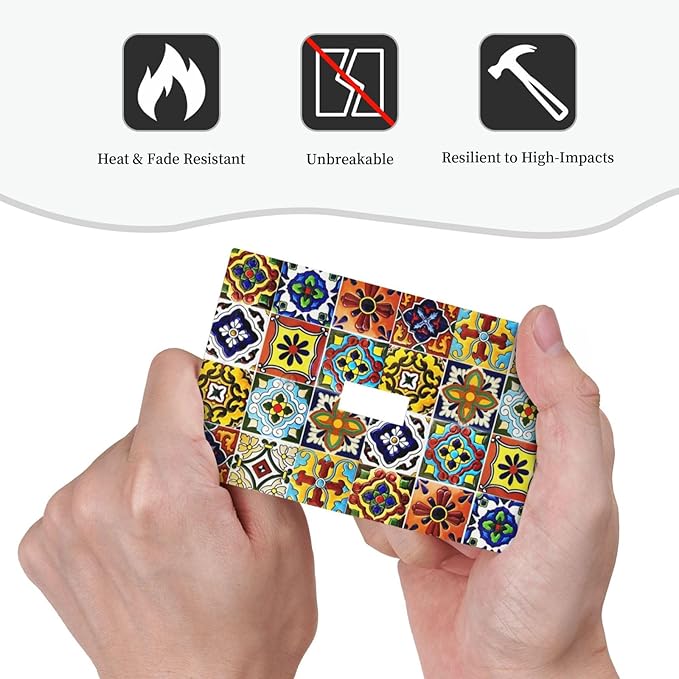 Matte Kitchen Colorful Mosaic Morocco Mexican Mexico Boho Talavera Style Ceramic Tile 1 Gang Electrical Single Toggle Device Switch Wall Plate Jumbo Size Decorative Outlet Light Switch Cover Faceplate