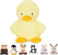 Niuniu Daddy 14" | 3.5 Pound Duck Weighted Plush Stuffed Animal, Heavy Duck Pillowfort Toys for Kids Adults, Weighted Beads for Plush Animals Body Pillow for Presents Birthday Christmas Holiday