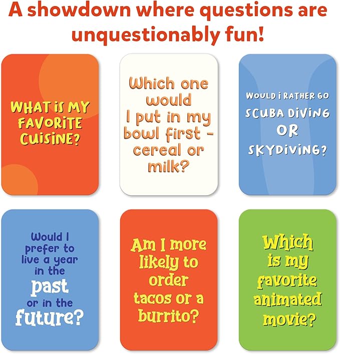 Skillmatics Card Game – Who Knows You Best? Hilarious Family Party Game for Kids, Boys, Girls, Teens & Adults, Fun for Game Nights & Parties, Gift for Ages 8, 9, 10 and Up, 2025 Edition