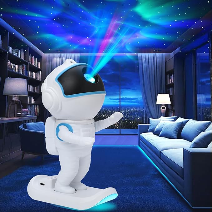 Astronaut Galaxy Projector, Star Projector, Night Light for Kids with Timer and Remote, Room Decor, Galaxy Projector for Bedroom, Birthday Gifts for Adults Teen Girl Gifts