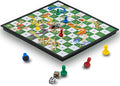 Snakes and Ladders Board Game Set -32 Centimeters, Magnetic Folding Travel Board Game for Kids (Large Size 12.6″x12.6″)