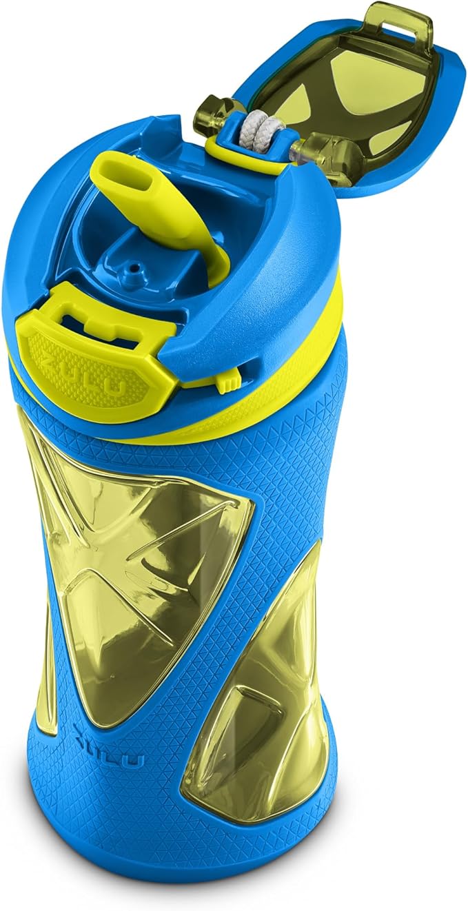ZULU Torque 2 Pack 16oz Plastic Kids Water Bottle