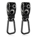 Baby Stroller Hooks for Hanging Bags, Universal Stroller Clips Accessories, Mommy Hook for Diaper Bag, Shopping Cart, Purse, Backpack - 2 Pack, Starry Sky