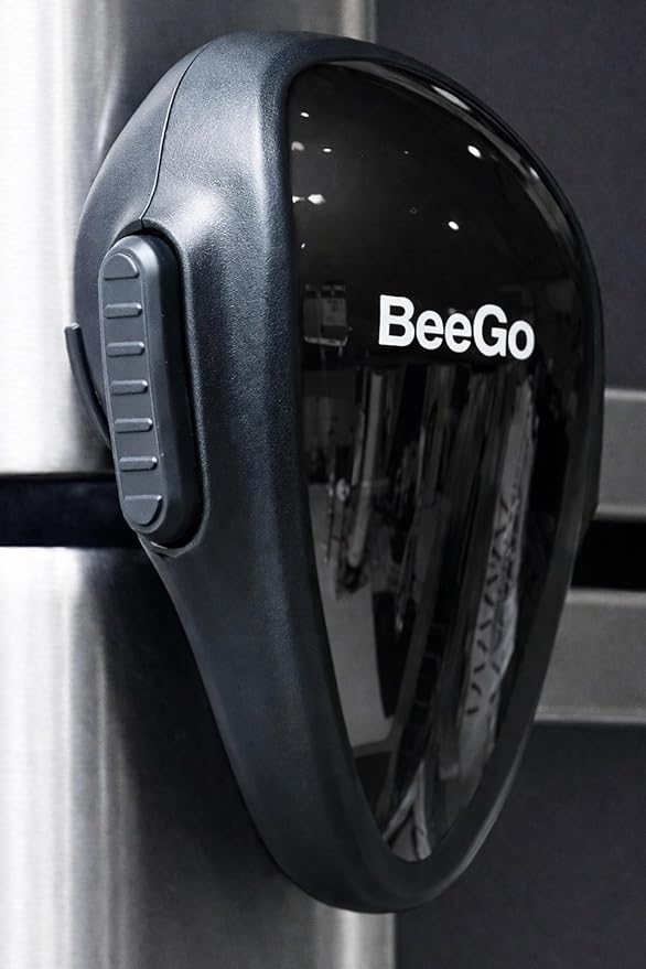 No-Drill Self-Adhesive Oven Lock Child Safety Tool, Heat-Resistant Oven Door Lock, Safety Locks for Kitchen Appliances, Black - BeeGo
