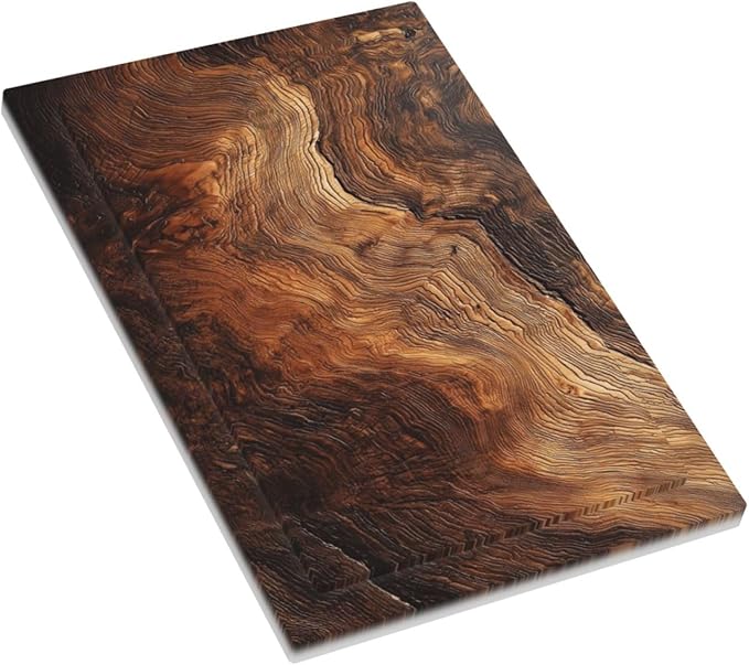 Natural Wood Grain Texture Old Tree Trunk Print Light Switch Cover Plate 1 Gang No Device Blank Electrical Wall Plates Faceplate Decorative Switch Plate Covers for Farmhouse Home Decor