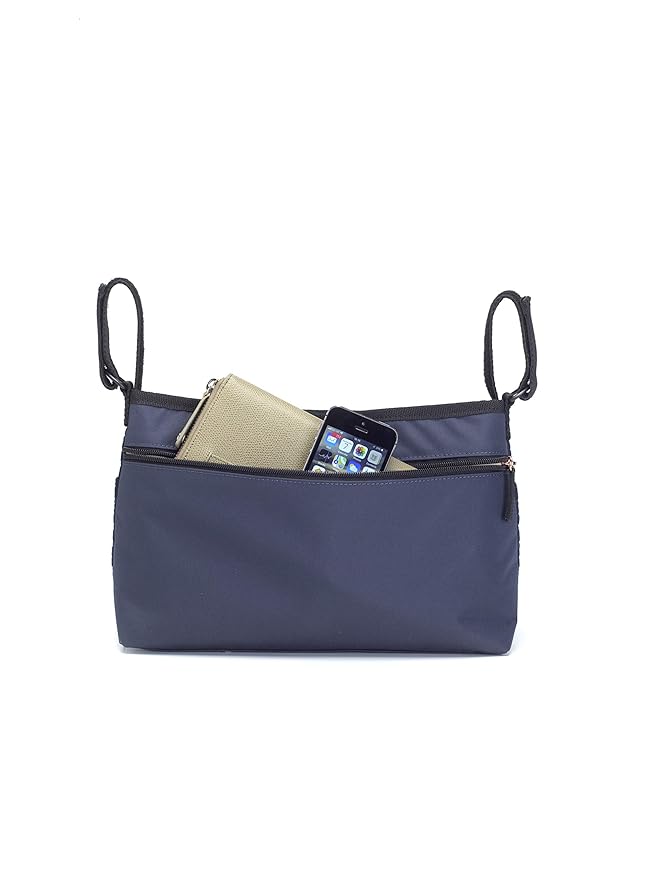 Babymel Navy Travel Stroller Organizer & Hanging Organizer Universal Fit, Navy