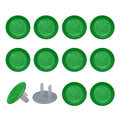 Pure Plant Green Color Outlet Covers for Electrical Power Baby Proofing Wall Socket Protector Child Proof Outlet Protector - Electrical Insulation